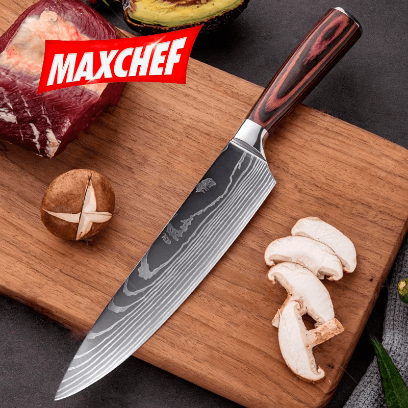 Faca de Churrasco Aço Carbono - MaxChef® - Outlet da Net