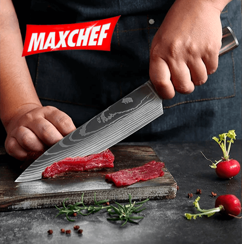 Faca de Churrasco Aço Carbono - MaxChef® - Outlet da Net